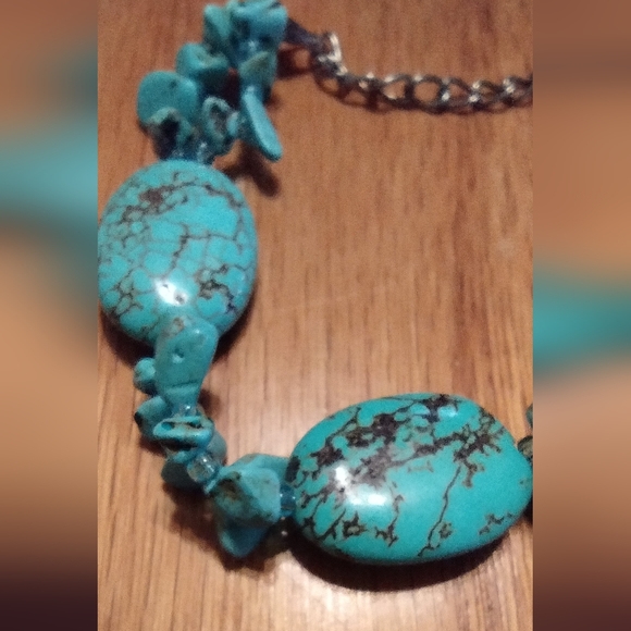 Sterling ,and turquoise bracelet - Picture 11 of 16